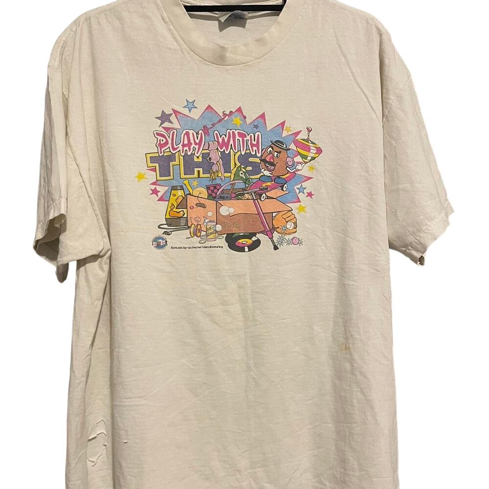 Vintage Y2K Toys in the Attic Play With This Toy Story Shirt Adult XL